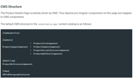 SAP Spartacus PDP - product detail page 的 CMS 驱动设计方式