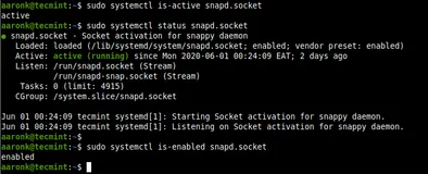 Linux Command snap 包管理（1）