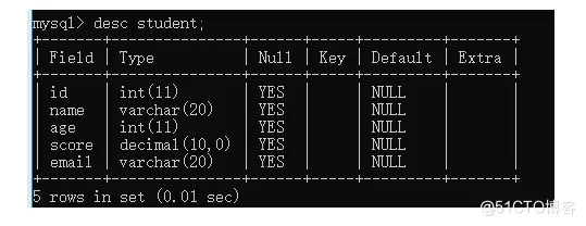 【MySQL】—— 初识MySQL （数据类型，建表查表）_MySQL_13