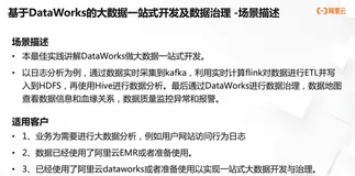 基于DataWorks的大数据一站式开发及数据治理