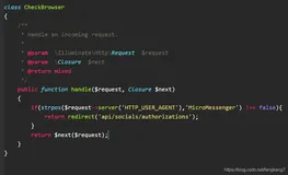 【PHP】判断是否微信浏览器访问