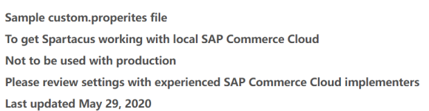 为SAP Spartacus安装后台必须的Commerce Cloud