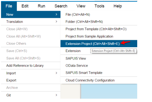 how to extend a SAPUI5 Fiori application on both view and controller in WebIDE