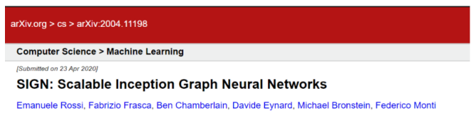Twitter团队最新研究：快速高效的可扩展图神经网络SIGN