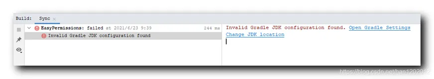 【错误记录】Android Studio 编译报错 ( Invalid Gradle JDK configuration found )