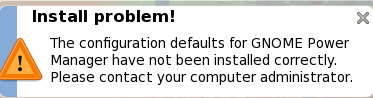 登录linux黑屏the configuration defaults for gnome power manager have not been installed correctly无法进入