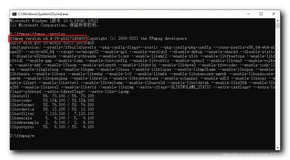 【FFmpeg】ffmpeg 命令查询一 ( 版本 | 编译配置 | 复用格式 | 编解码器 )（一）