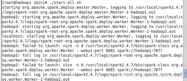 解决集群org.apache.spark.deploy.worker.Worker --webui-port 8081 spark://hadoop1:7077问题