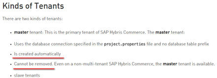 Hybris Commerce的 Master Tenant和Netweaver的System Client