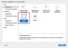 iOS Xcode新建项目添加空白模板