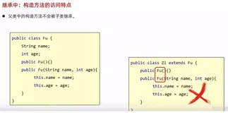 java学习第十四天笔记-面向对象250-继承中的构造方法方法特点