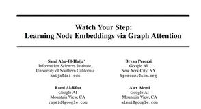 图神经网络18-Watch Your Step: 通过图注意力学习节点嵌入