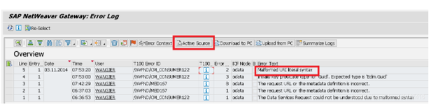 处理SAP gateway service使用过程中遇到的400 error - Malformed URI literal syntax