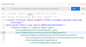 SAP Cloud for Customer使用postman读取user profile的web service