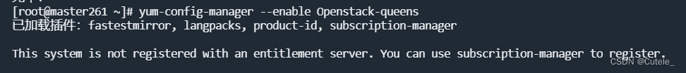 【云计算】CentOS7 上配置Openstack（单机）bug记录