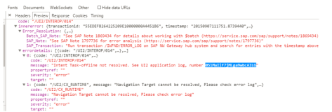 使用application log 分析navigation target解析错误