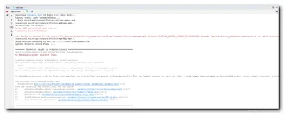 【错误记录】Flutter 界面报错 ( No MediaQuery widget ancestor found. | Scaffold widgets require a MediaQuery )