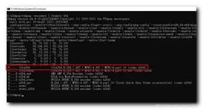 【FFmpeg】ffmpeg 命令查询三 ( 查询 ffmpeg 命令分类支持的参数 )（三）