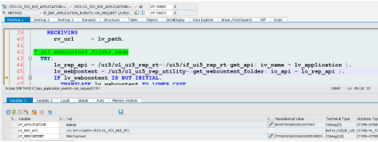 SAP ui5 ABAP repository handler class的 get_webcontent方法