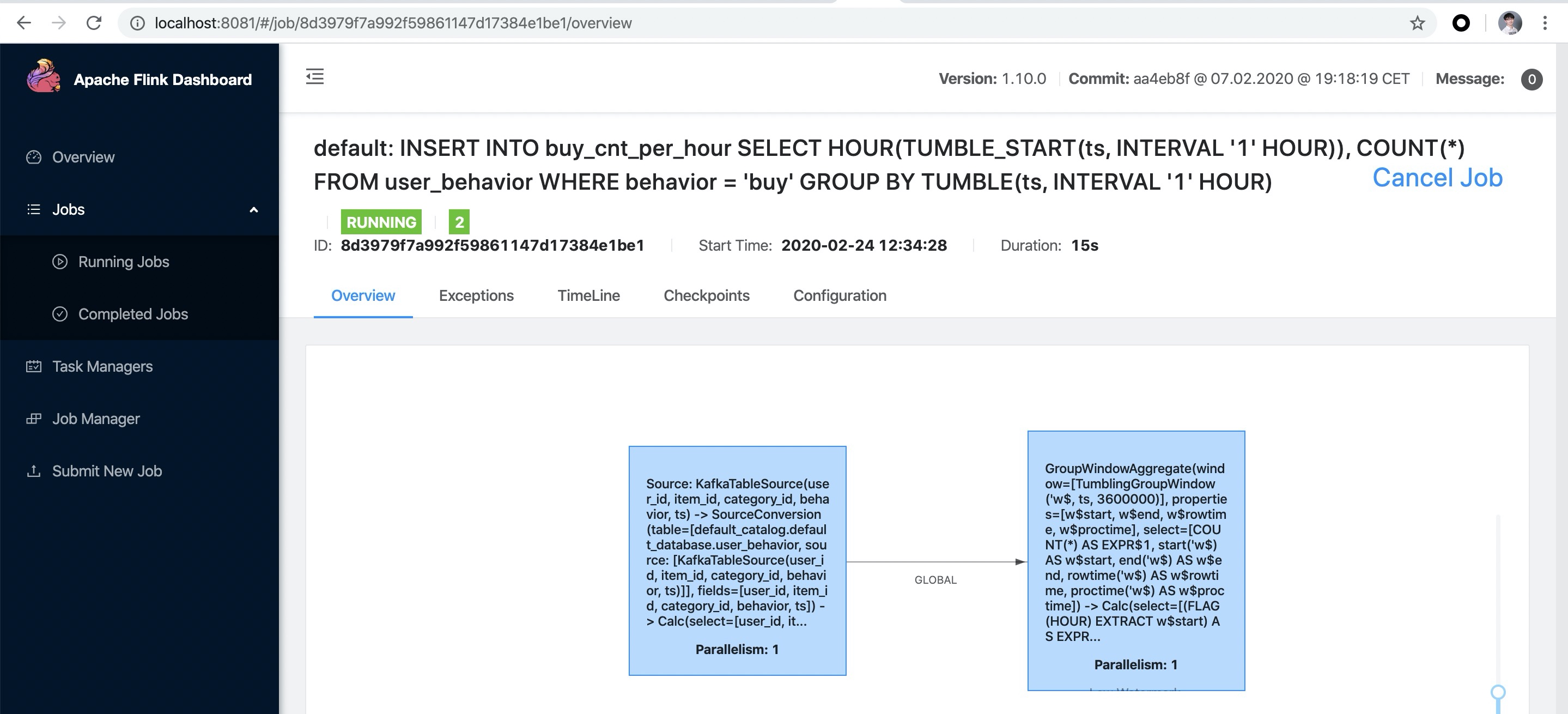 Demo 基于flink Sql 构建流式应用 阿里云开发者社区