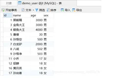 SpringBoot+VUE实现数据表格