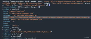 （最方便兼容各种js）拿到路径全部信息（hash，host，hostname，href，origin，pathname，port，protocol）以及跳转路由