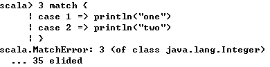 【Scala】Scala之Control Structures（二）