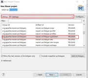 Could not resolve archetype org.apache.maven.archetypes:maven-archetype-quickstart