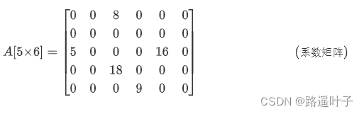数据结构— 数组、特殊矩阵、稀疏矩阵（三）