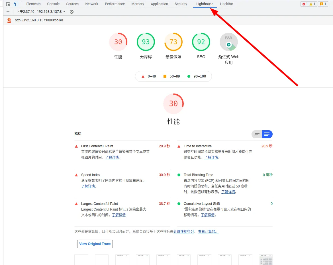 lighthouse分析网站性能.png