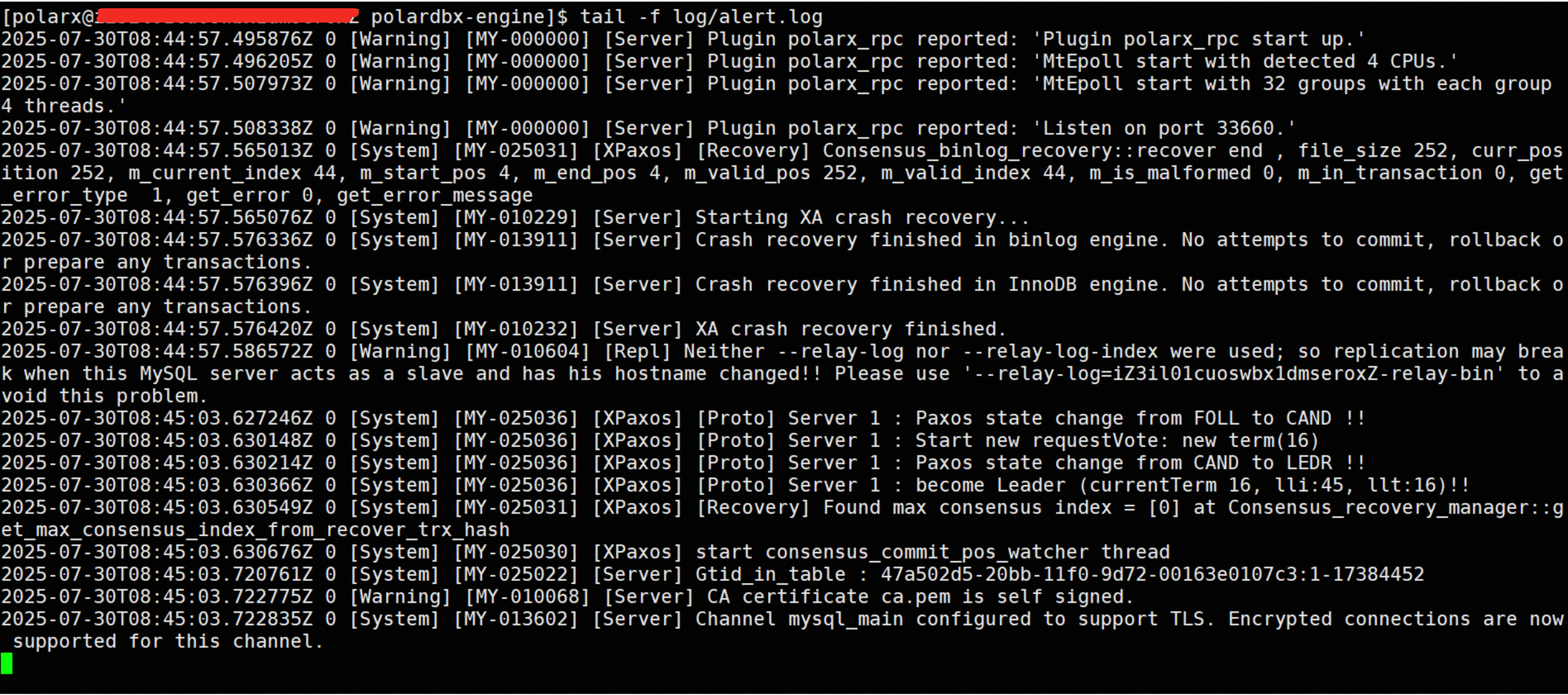 开源PolarDB-X：单节点误删除binlog恢复