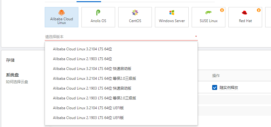 阿里云服务器纯净版系统解析：公共镜像版本特性与选择指南参考