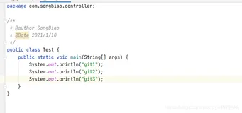 Git_IDEA集成git_合并分支(冲突合并)