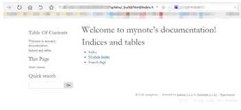 Sphinx+github+ReadtheDocs书写笔记