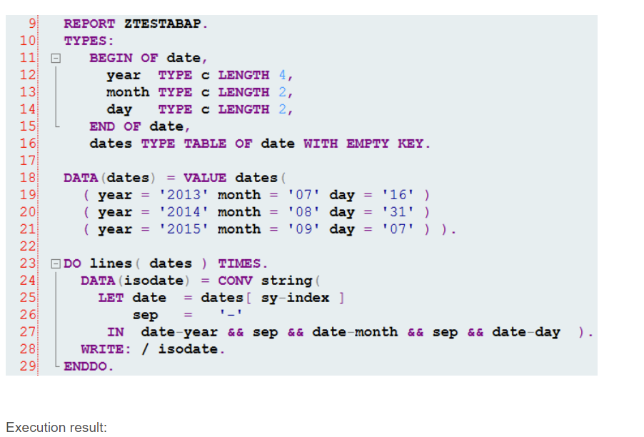 ABAP 740里的新语法 - LET表达式