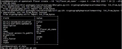 【openstack】命令行模式创建虚拟机