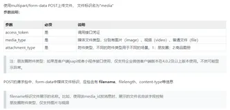 企业微信接入系列-上传附件资源