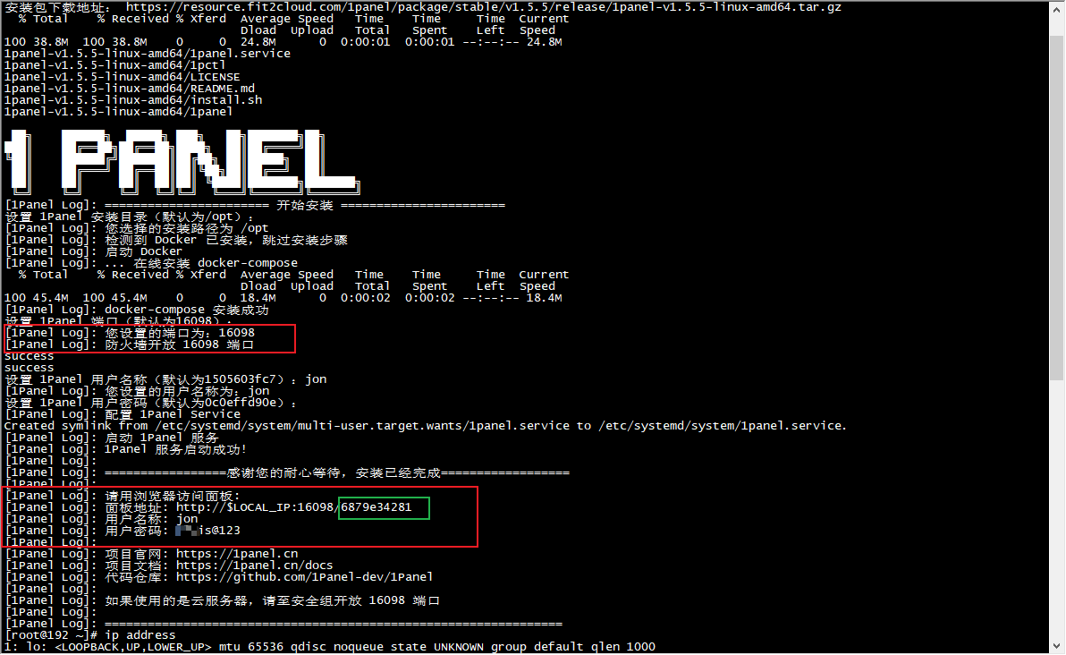 Linux 部署1Panel现代化运维管理面板&远程访问