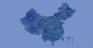 使用 Echarts 插件完成中国地图