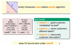 台湾大学林轩田机器学习基石课程学习笔记8 -- Noise and Error