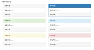 Bootstrap响应式前端框架笔记十五——面板与井