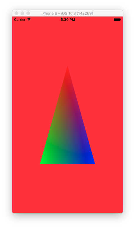 学习OpenGL ES之绘制三角形