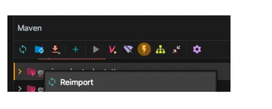 使用IDEA内置maven更新依赖jar包
