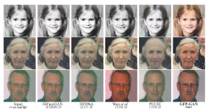 如何将模糊照片人脸恢复清晰，GFPGAN机器学习开源项目使用 | 机器学习