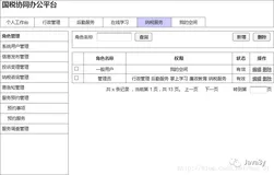 纳税服务系统四(角色模块)【角色与权限、角色与用户】(一)
