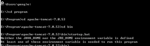 tomcat闪退[【the jre_home environment variable is not defined correctly this environment variabl】