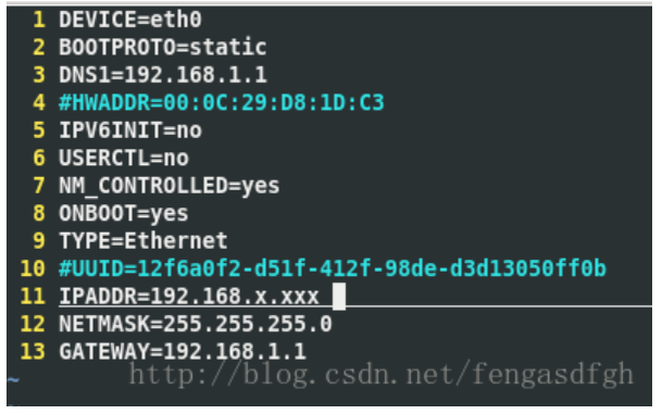 Xshell连接虚拟机的问题和解决办法、、vim /etc/sysconfig/network-scripts/ifcfg-eth0 配置项