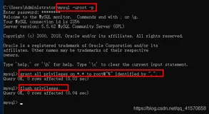 mysql 1449 ： The user specified as a definer (‘root‘@‘%‘) does not exist 解决方法