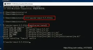 unable to open the service “tomcat8“ （无法打开服务“tomcat8”）