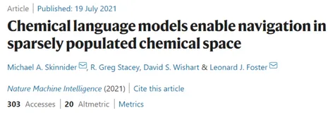 Nat. Mach. Intell. | 探索稀疏化学空间的化学语言模型新策略